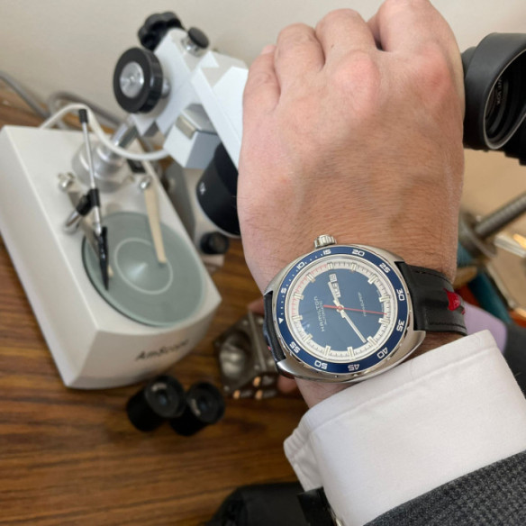 Hamilton Pan Europ Day Date Auto - Classico americano