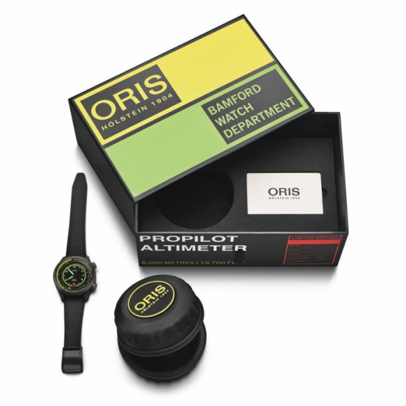 Oris x Bamford ProPilot Altimeter Mission Control Limited Edition - Oris Big Crown