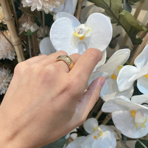 Anillo Oro Minimalista Media Caña Alta - Anéis de ouro sem pedras