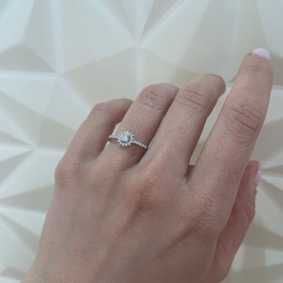 Margarita Diamond Solitaire Ring 0.15 - Rings