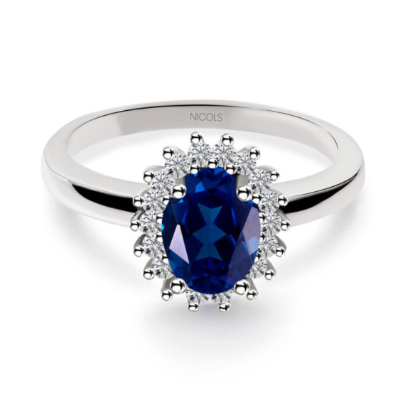 Sapphire Engagement Ring 1.00 DALIA - Anniversary Rings