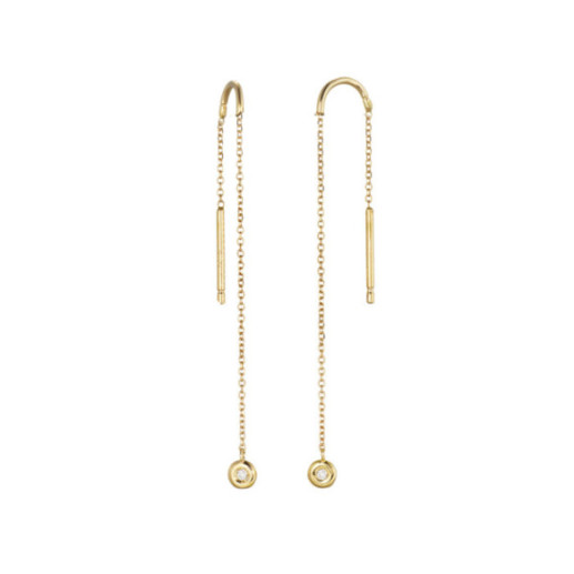 Pendientes Basic Gold - largos