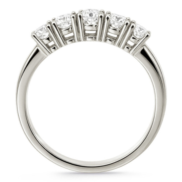 Diamond Ring ELOISE 0.70 White Gold - Brilliant Cut