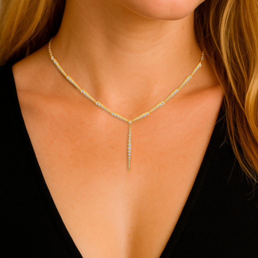 Collar Diamantes  Riviere Constelación - Colares de diamantes 2