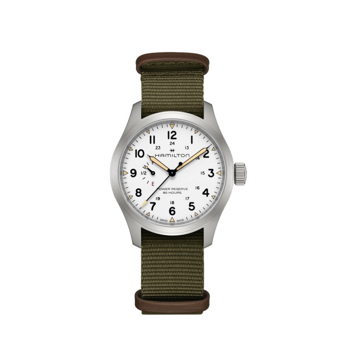 Khaki Field Hamilton Khaki Field Mechanical Power Reserve 40 mm - Khaki Field