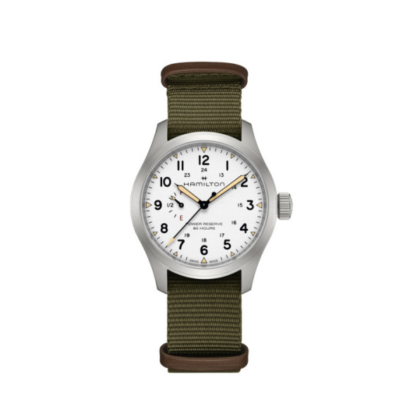 Khaki Field Hamilton Khaki Field Mechanical Power Reserve 40 mm - Khaki Field