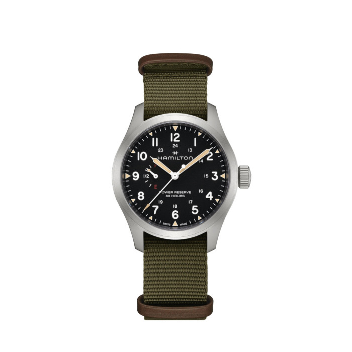 Khaki Field Hamilton Khaki Field Mechanical Power Reserve 40 mm - Khaki Field