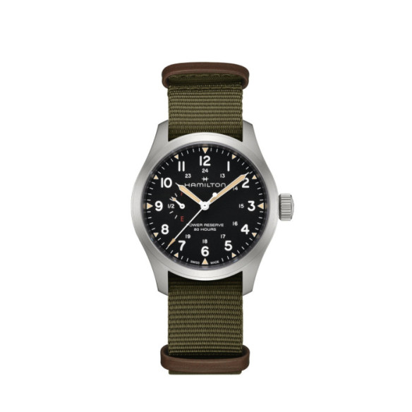 Khaki Field Hamilton Khaki Field Mechanical Power Reserve 40 mm - Khaki Field