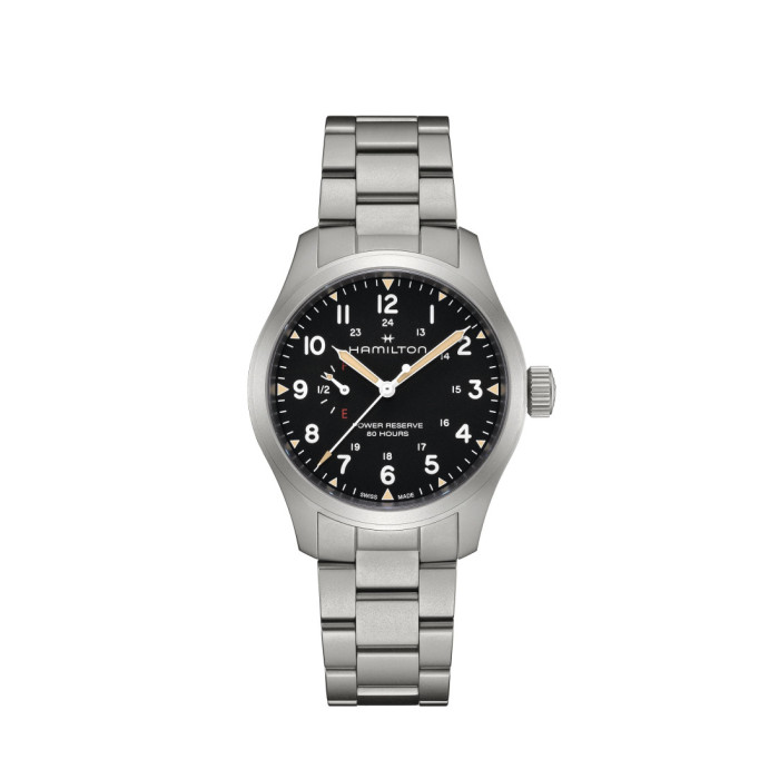 Khaki Field Hamilton Khaki Field Mechanical Power Reserve 40 mm - Khaki Field