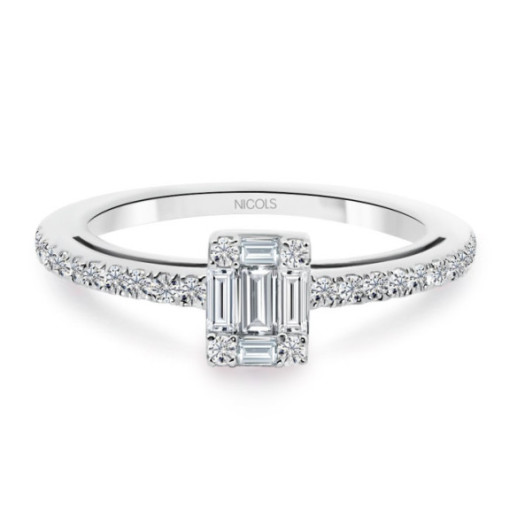 MINERVA Diamond Ring 0.51 White Gold - Rings