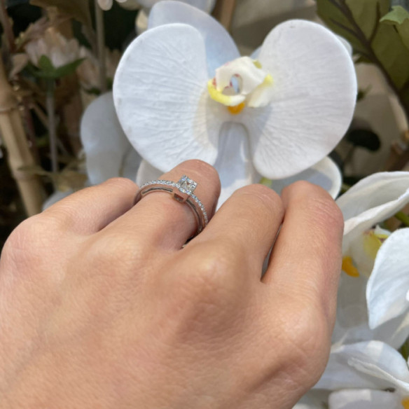MINERVA Diamond Ring 0.51 White Gold - Rings