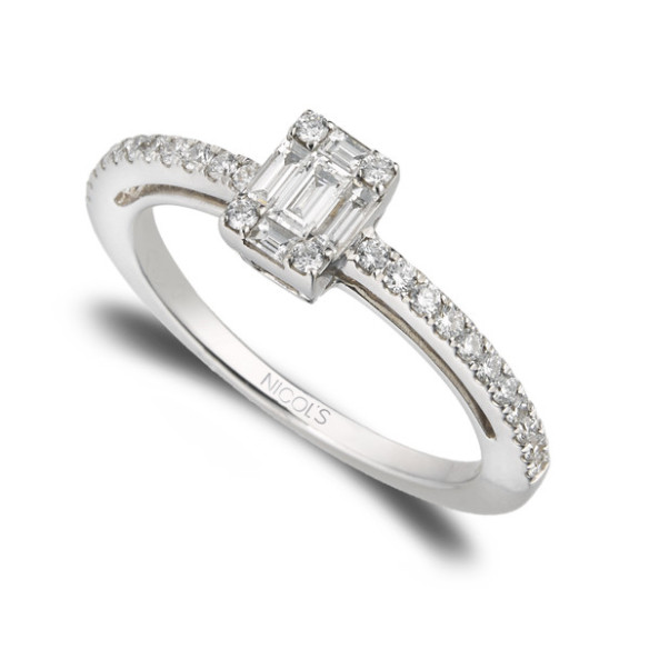 MINERVA Diamond Ring 0.51 White Gold - Rings