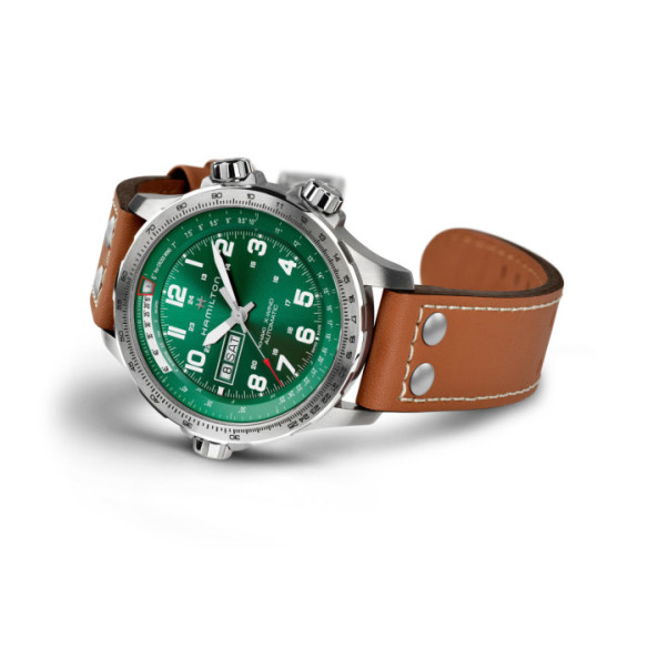 Hamilton Khaki X-Wind Day Date Auto - Khaki Aviation