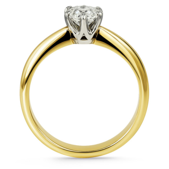 Anillo Solitario Diamante Oval  Olivia 1,00Ct. - Talla Oval