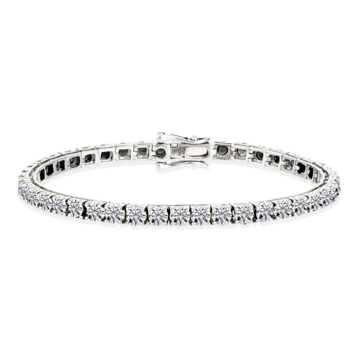 Riviere White Gold Diamond Bracelet - Diamond bracelets