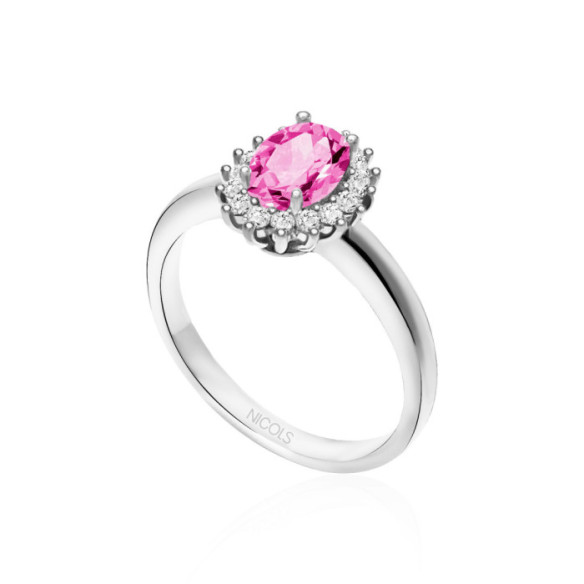Pink Sapphire Ring DALIA 0.90 - Anniversary Rings