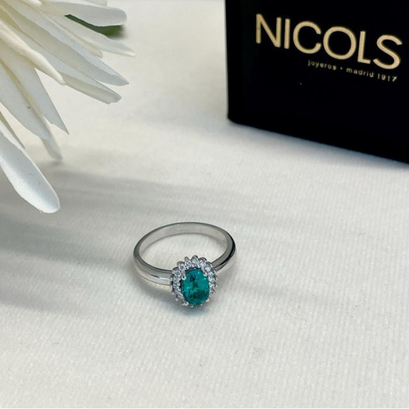 Emerald Engagement Ring 1.00 DALIA - Anniversary Rings