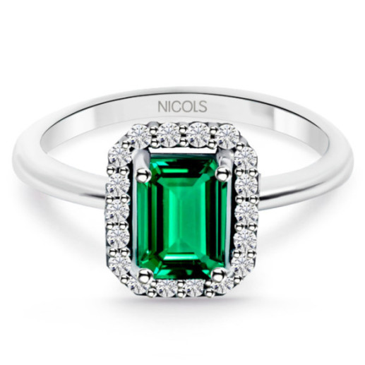 Anillo Esmeralda Sunset 0.75 Ct - Bagues de fiançailles d'anniversaire