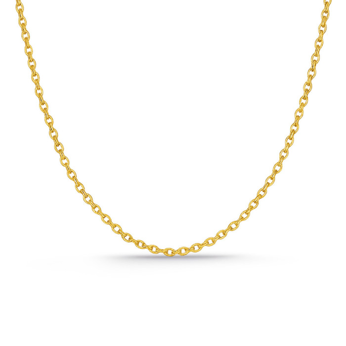 Cadena Oro Forzada 3.3mm 18K 60cm - CADENAS DE ORO