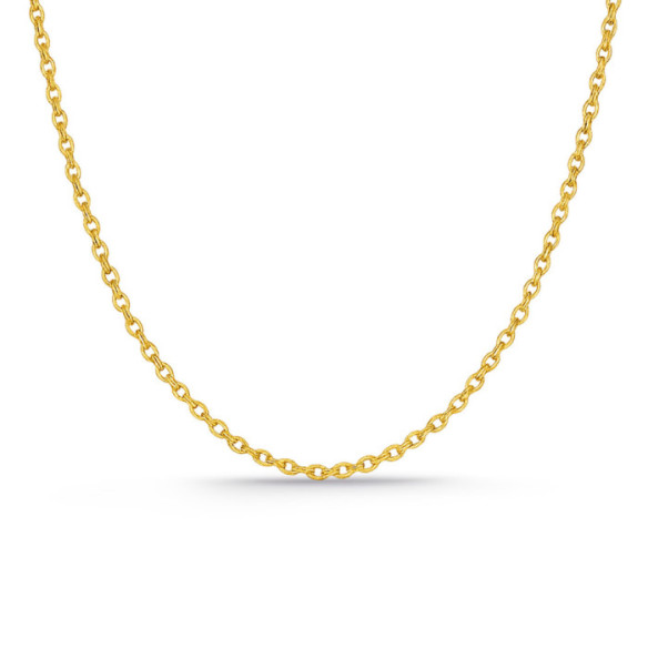 Cadena Oro Forzada 3.3mm 18K 60cm - CADENAS DE ORO