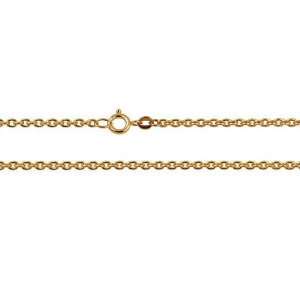 Cadena Oro Forzada 3.3mm 18K 60cm - CADENAS DE ORO