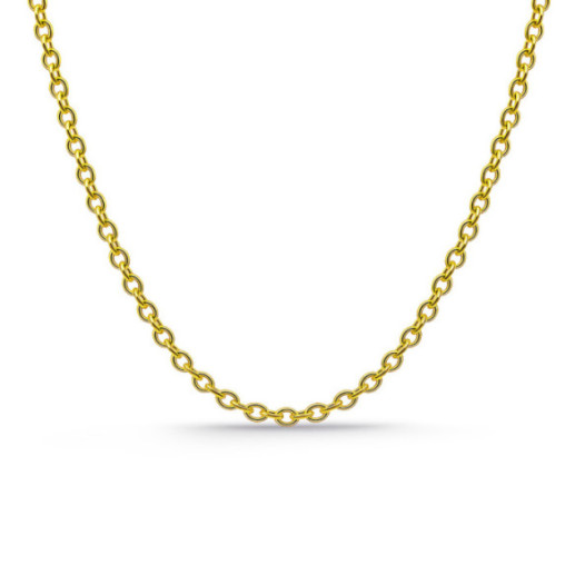 Forced Gold Chain 4.8mm 18K 60cm - Gold chains