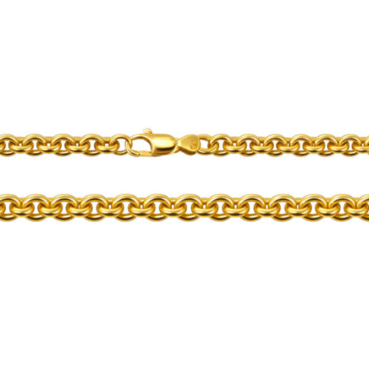 Forced Gold Chain 4.8mm 18K 60cm - Gold chains 2