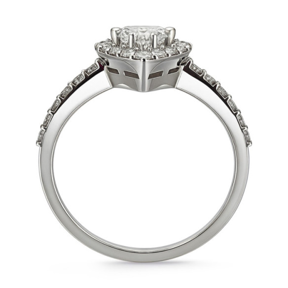 Anillo Diamante talla Pera Solitario Aura 0,75 ct - Talla Pera