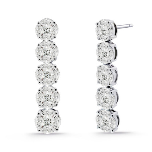 Pendientes Diamantes Gardenia Red Carpet 3.60 - Pendientes de Novia