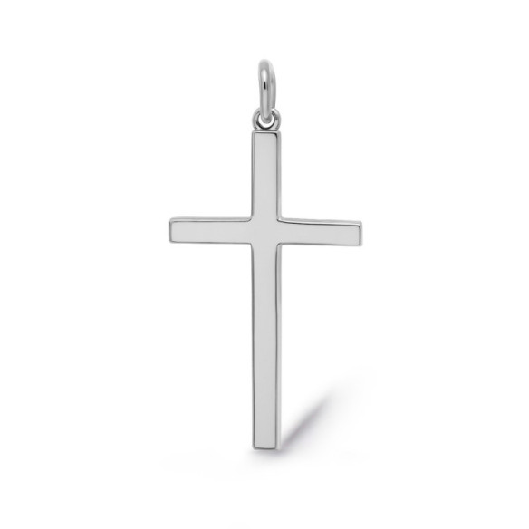 Cruz Oro Lisa Maciza Palo Xl - Des croix