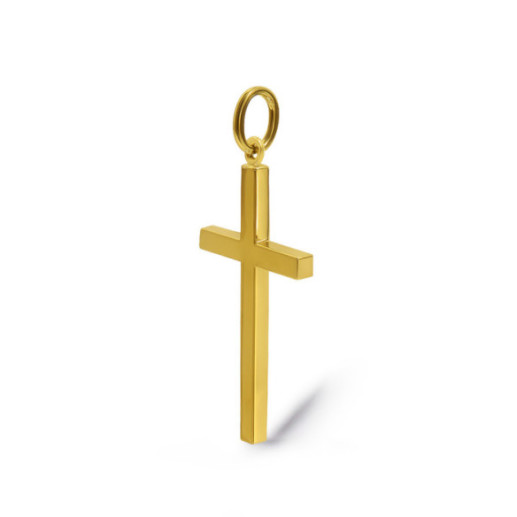 Cruz Oro Lisa Maciza Palo M - Cruces 2