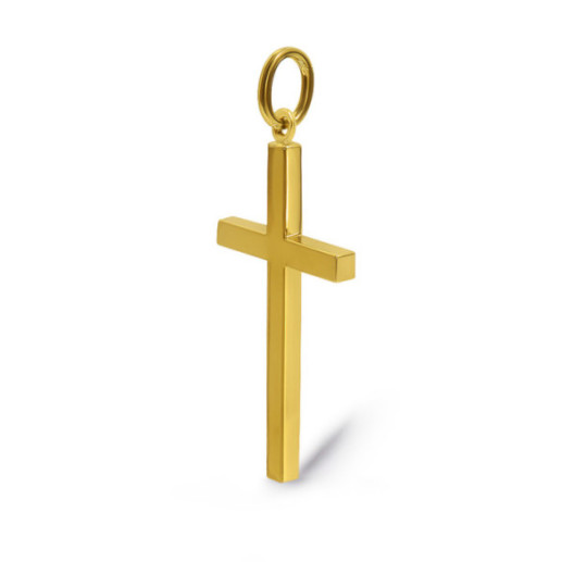 Cruz Oro Lisa Maciza Palo Xl - Cruces 2