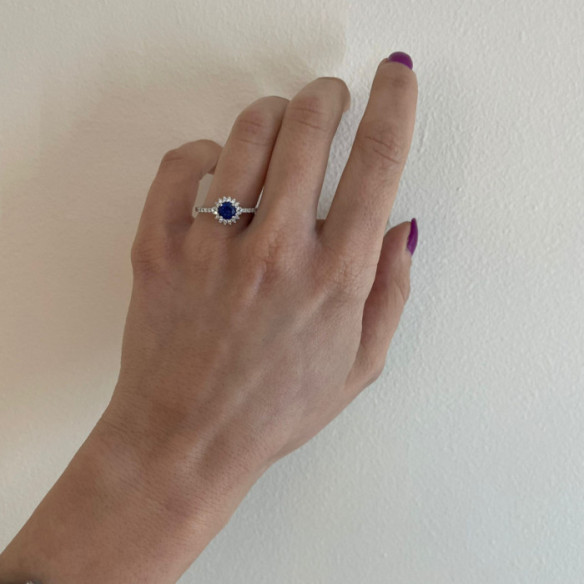 Margarita Sapphire Ring 0.60 - Sapphire rings