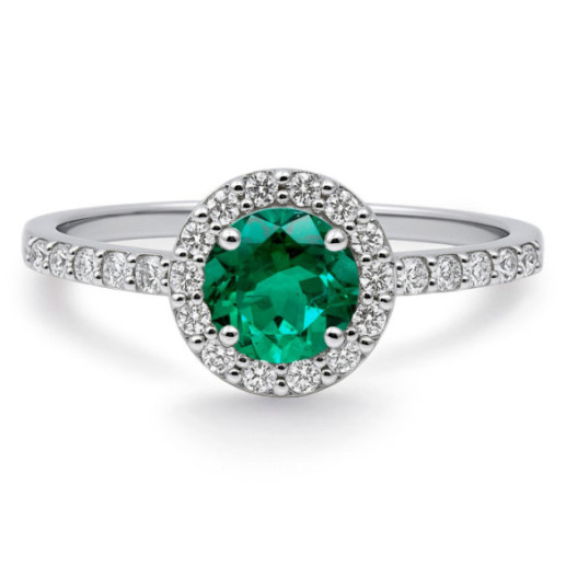 Anillo Esmeralda Clavel 0.60 - Smaragdringe