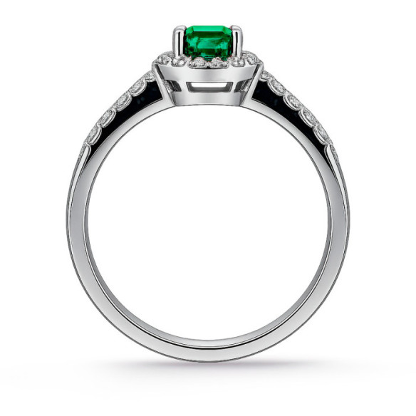 Anillo Esmeralda Clavel 0.60 - Smeraldo