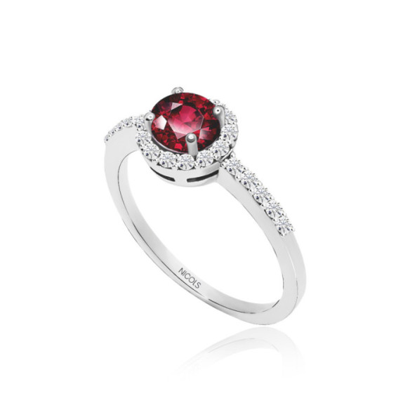 Anillo Rubi Clavel 0.60 - LES ANNEAUX