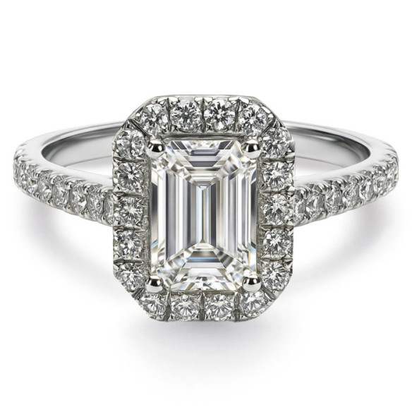 Anillo Seline Diamante talla Esmeralda 1,00 quilate - Talla Esmeralda