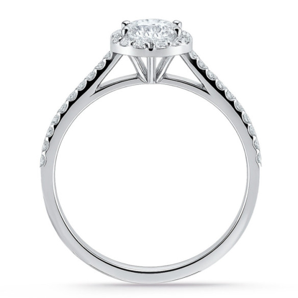 Anillo Diamante Talla Oval Seline 0.50 Ct - Sculpture ovale