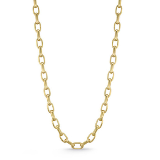 Cadena Oro 18K Eslabon Gallon 13X7 60Cm - COLGANTES