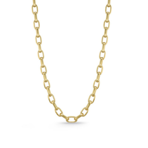Cadena Oro 18K Eslabon Gallon 13X7 50Cm - COLGANTES