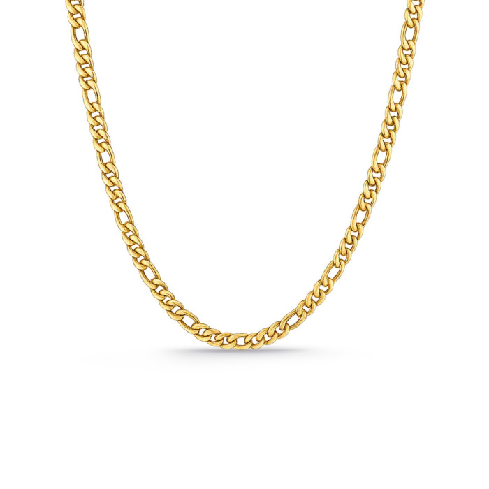 Cadena Oro 18K Barbada Programada 3-1 6Mm 70cm - PENDURADO