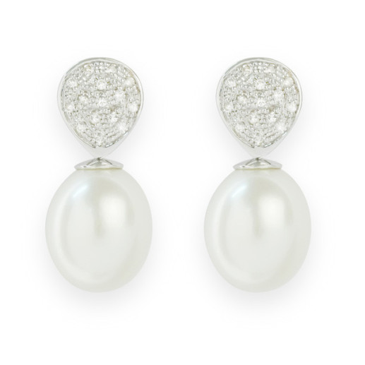 Pendientes Diamantes Pearls Lady - Pendientes de Perlas