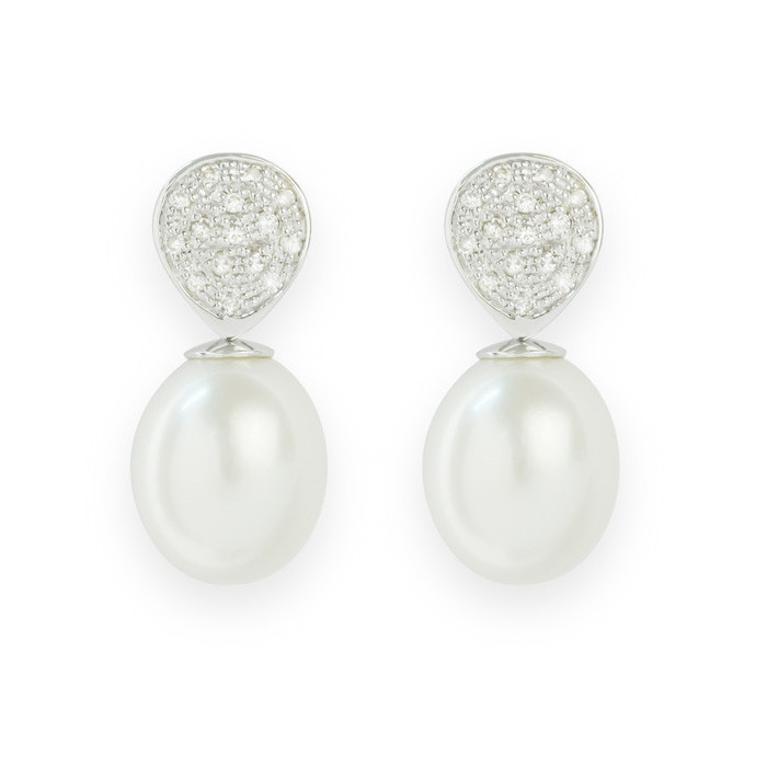 Orecchini Lady Diamond - Orecchini di perle