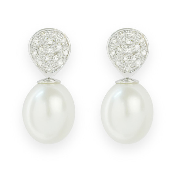 Orecchini Lady Diamond - Orecchini di perle