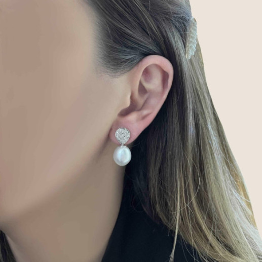 Pendientes Diamantes Pearls Lady - Pendientes de Perlas 2