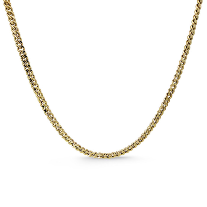 18k Gold Cuban Link Chain 5mm 60cm - Pendants