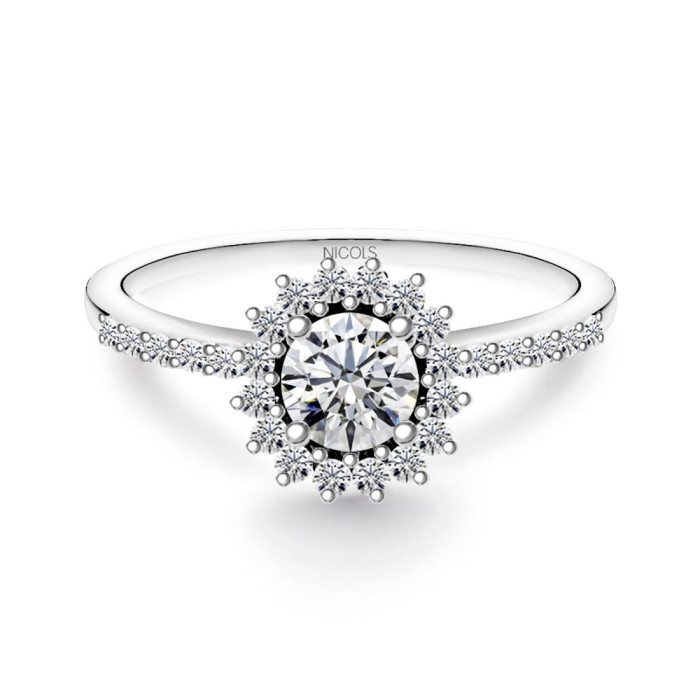 Margarita Diamond Solitaire Ring 0.50 - Brilliant Cut