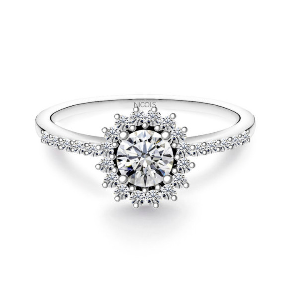 Margarita Diamond Solitaire Ring 0.50 - Brilliant Cut