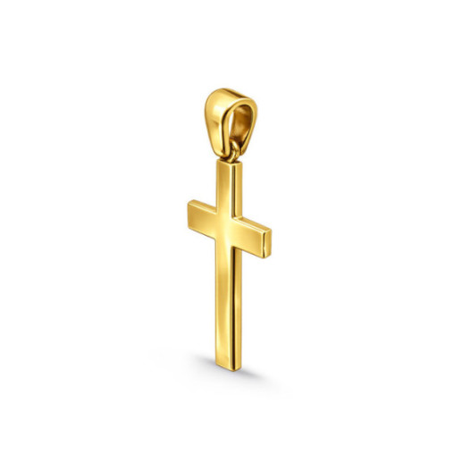 Yellow Gold Cross CATHOLIC SIGN - Crosses 2