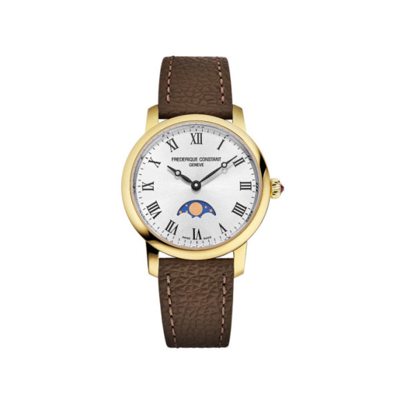 Frederique Constant Slimline Ladies Moonphase Quartz - Frederique Constant